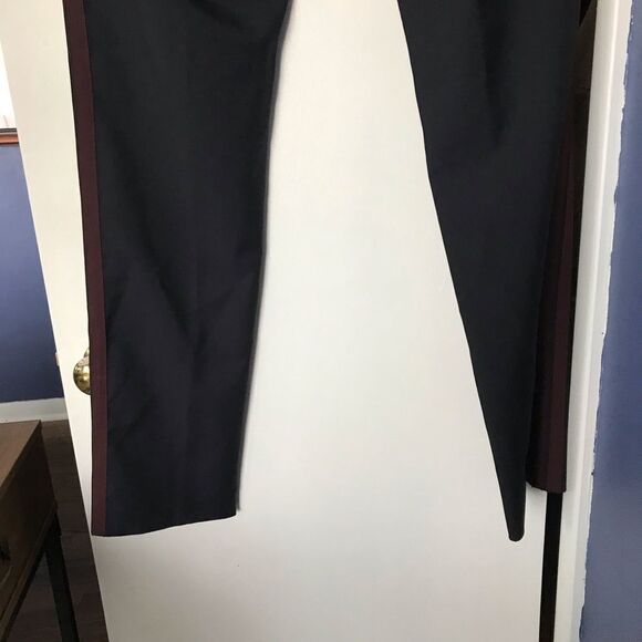 VALENTINO wool dress pants with side stripes Italian size 56 - Picture 8 of 12